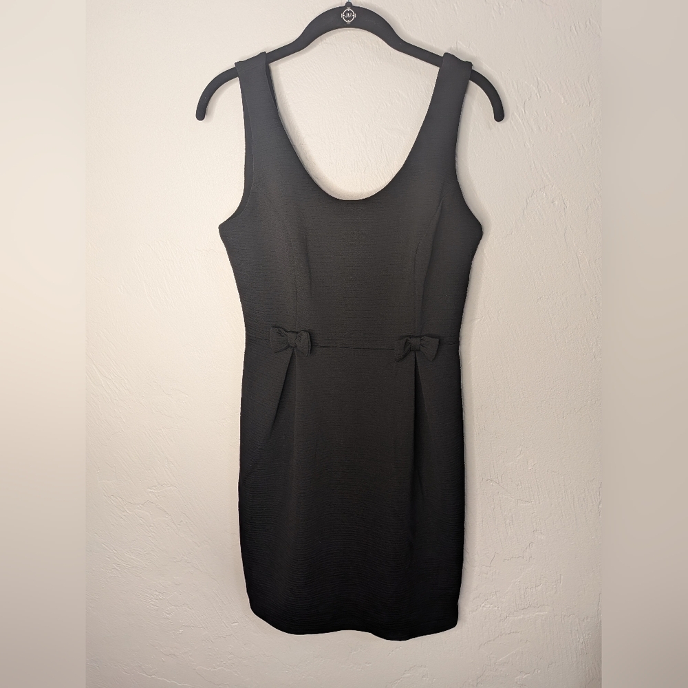 LC Lauren Conrad Black Mini Dress with Bow Details